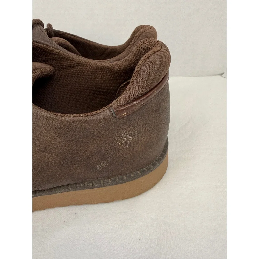 Dr. Scholls Mens Sync Oxford Shoes Brown Lace Up Casual Dress Shoes Size 11M‎